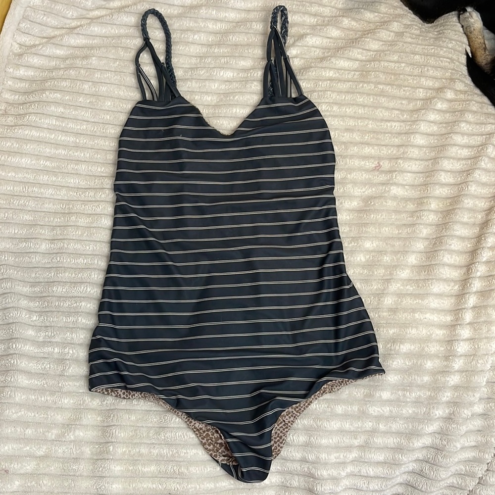Acacia striped one piece swimsuit